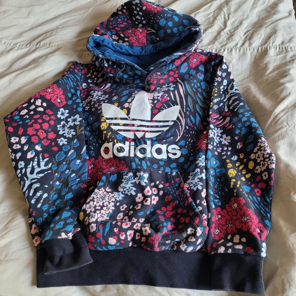 Adidas Trefoil Floral Hoodie